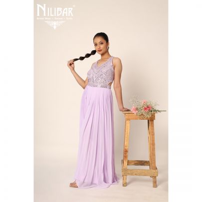 Lilac Georgette Jumpsuit