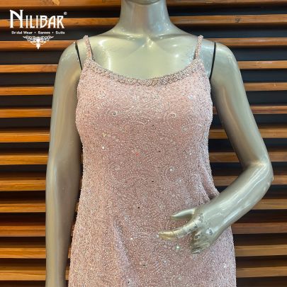Baby Pink Georgette  Suit & pant set