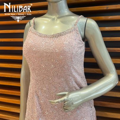 Baby Pink Georgette  Suit & pant set