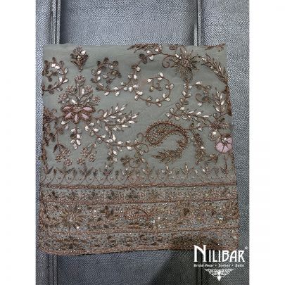 Pistachio Georgette Unstitched Suit 