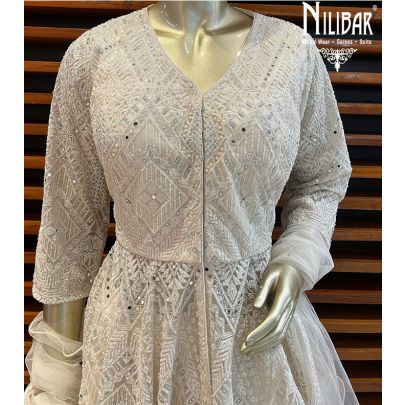 White Net(Top) Organza (Skirt)