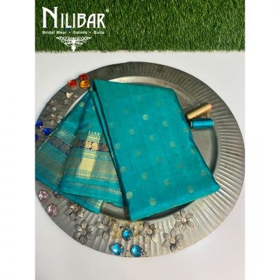 Rama Green Silk Kanjivaram Saree