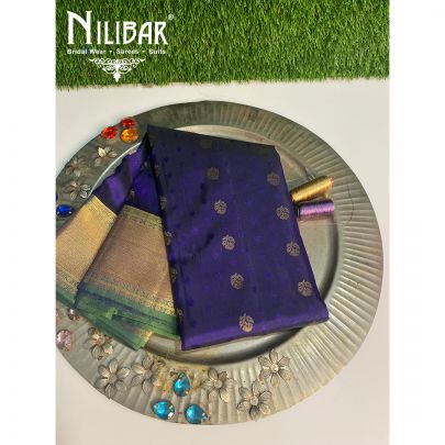 Purple Silk Kanjivaram Saree