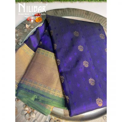 Purple Silk Kanjivaram Saree