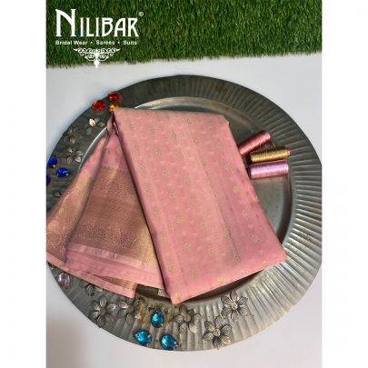 Pink Silk Kanjivaram Saree