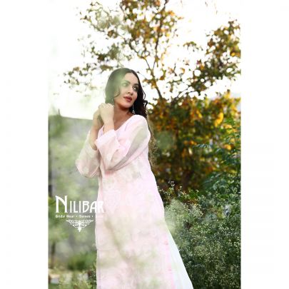Light Pink Cotton Kurti
