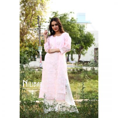 Light Pink Cotton Kurti