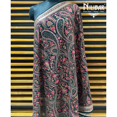 Green Georgette Dupatta