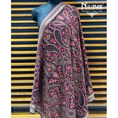 Wine Georgette Dupatta