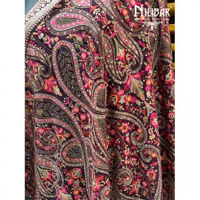 Wine Georgette Dupatta