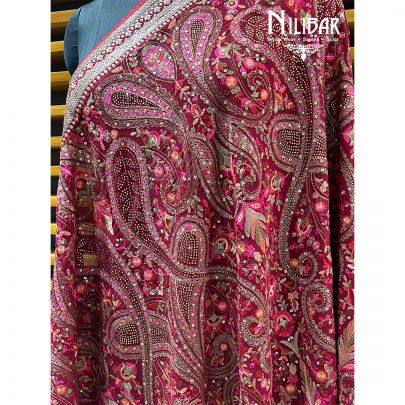 Maroon Georgette Dupatta