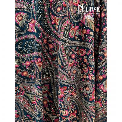 Peacock Blue Georgette Dupatta