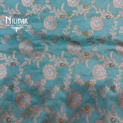 Sea Green Banarasi Silk Saree
