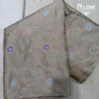 Pista Green Banarasi Silk Saree