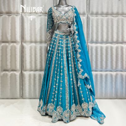 Turquoise Blue Lehenga