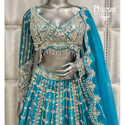Turquoise Blue Lehenga