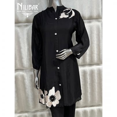 Black Crepe Co-ord Set