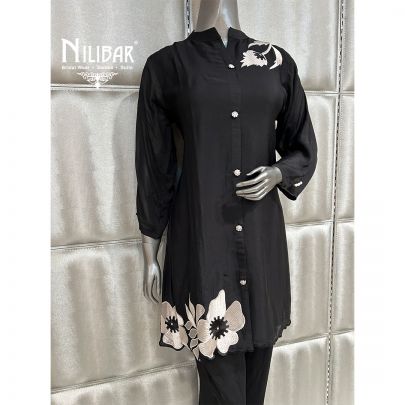 Black Crepe Co-ord Set