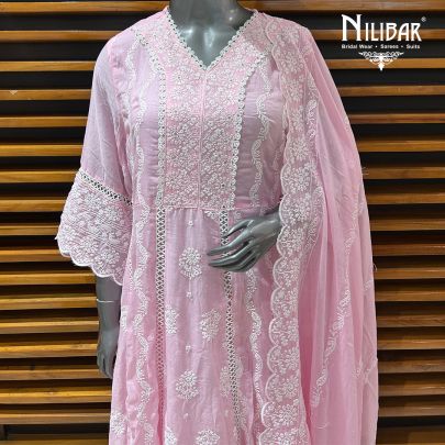 Baby Pink Cotton Summer Suit Set