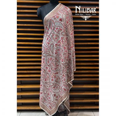 White Georgette Dupatta