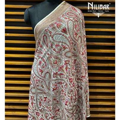 White Georgette Dupatta
