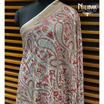 White Georgette Dupatta