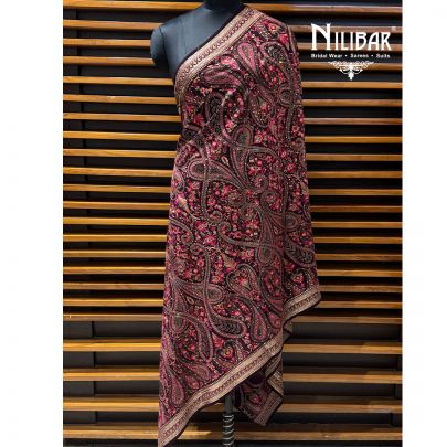 Wine Georgette Dupatta