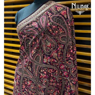 Wine Georgette Dupatta