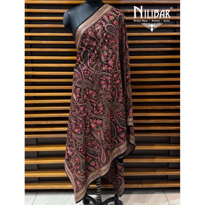 Black Georgette Dupatta