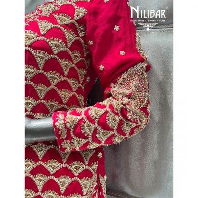 Hot Pink Georgette Garara Suit