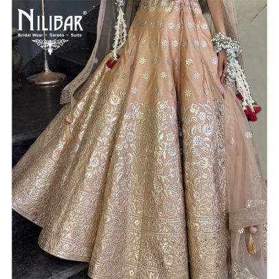 Bronze Silk Lehenga