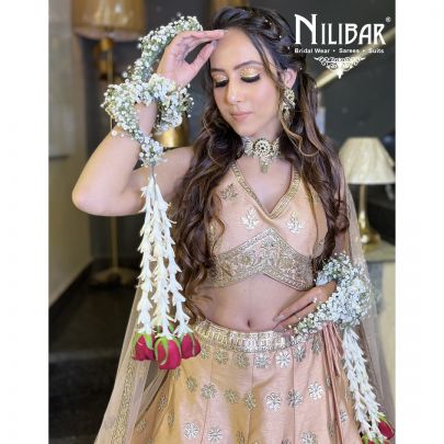 Bronze Silk Lehenga