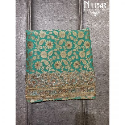 Pistachio Georgette Unstitched Suit