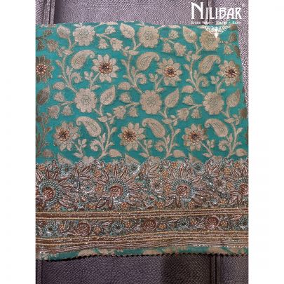 Pistachio Georgette Unstitched Suit