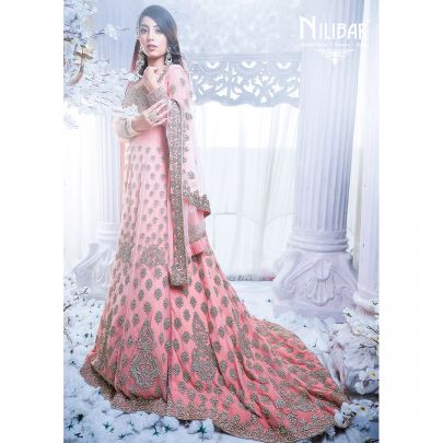 Peach Trail Gown