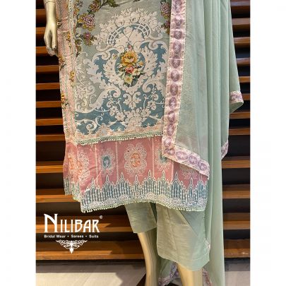 Light Green Cotton Kurta Sets