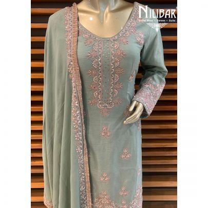 Fern Green Sharara Suit