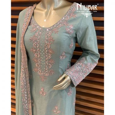 Fern Green Sharara Suit