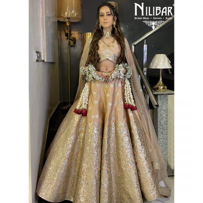 Bronze Silk Lehenga