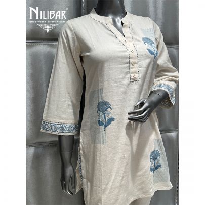 Ivory Cotton Printed Co-ord Set