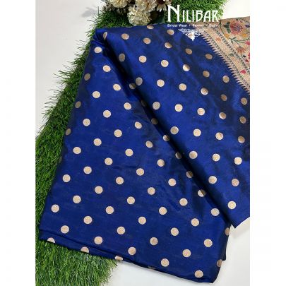 Navy Blue Silk Saree