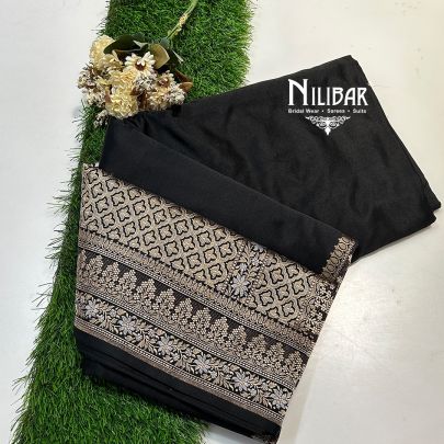 Black Silk Saree