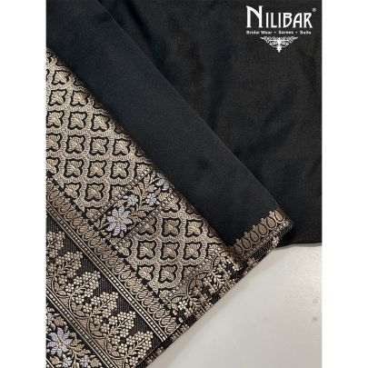 Black Silk Saree