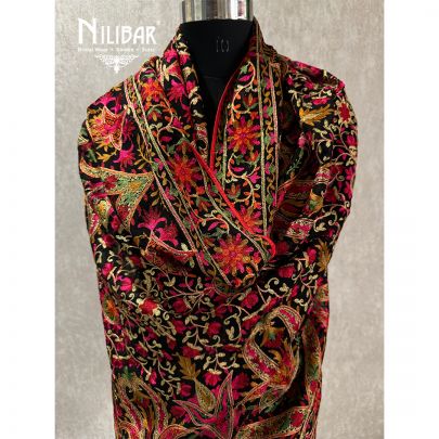 Black Georgette Dupatta