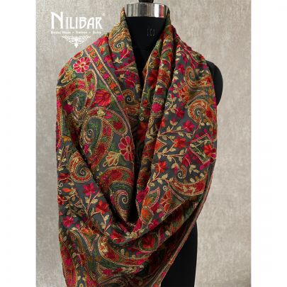 Slate Gray Georgette Dupatta