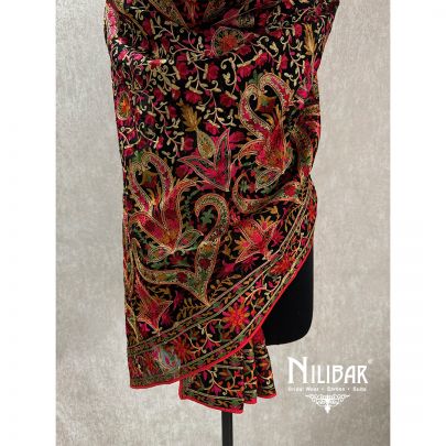 Black Georgette Dupatta