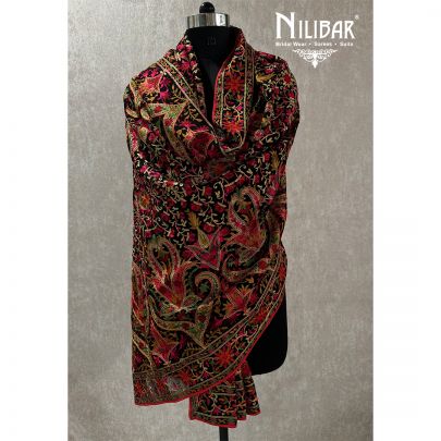 Black Georgette Dupatta