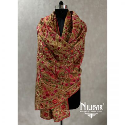Biscuit Beige Georgette Dupatta