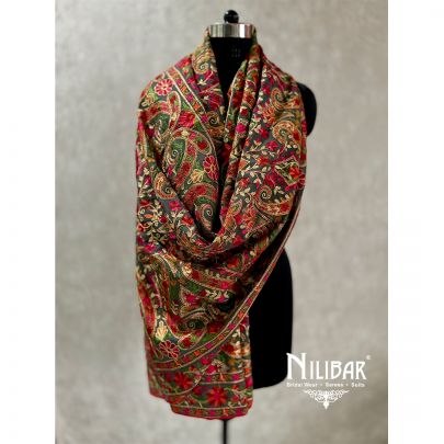 Slate Gray Georgette Dupatta