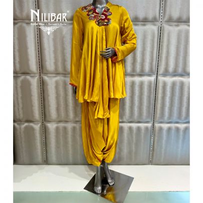 Yellow Satin Suit